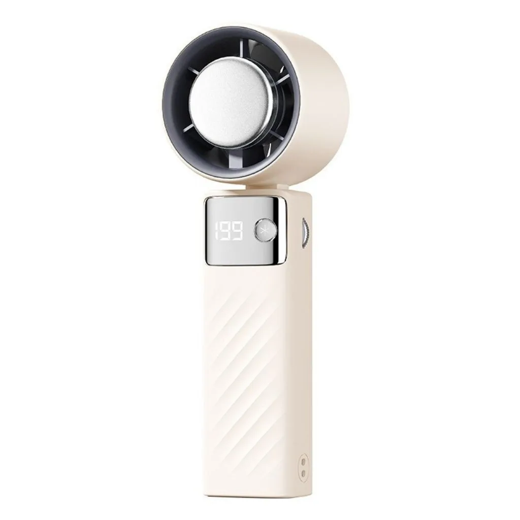 Quạt Tích Điện Mini Cầm Tay JF132 Có Sò Lạnh, quạt cầm tay mini 199 cấp độ có thể gấp gọn 90 độ – ảnh 6