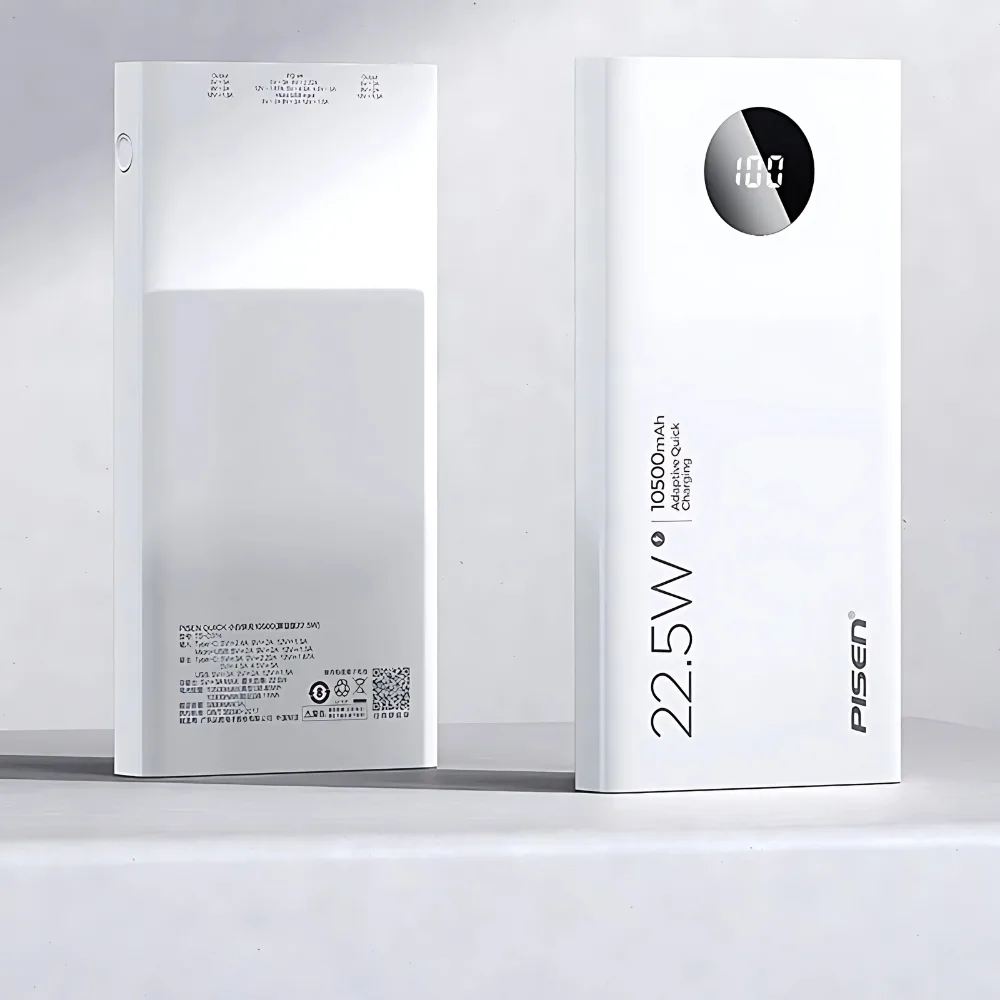 Sạc Dự Phòng Pisen Quick Sạc Nhanh 10W 20W 22.5W 30W Dung Lượng Lớn 10000mAh 10500mAh 20000mAh – ảnh 2